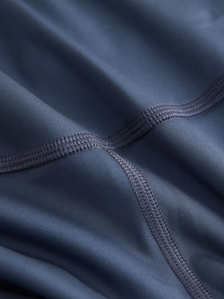 Navy Supersoft Dry Tech Flared Yoga Sports Maternity Leggings - Image 4 of 4 Navy Supersoft Dry Tech Flared Yoga Sports Maternity Leggings - Image 4 of 4