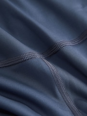 Navy Supersoft Dry Tech Flared Yoga Sports Maternity Leggings - Image 9 of 10