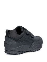 Geox J New Savage B Waterproof Touch Fastening Black Trainers - Image 4 of 4