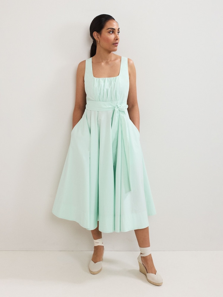 Phase Eight Green Petite Melinda Dress - Image 1 of 6 Phase Eight Green Petite Melinda Dress - Image 1 of 6