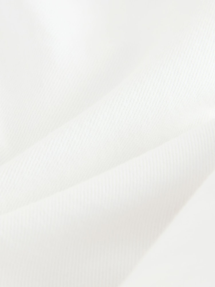 White Seamed Sleeveless Denim Maxi Dress - Image 6 of 6 White Seamed Sleeveless Denim Maxi Dress - Image 6 of 6