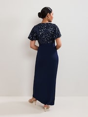 Phase Eight Blue Petite Janessa Dress - Image 2 of 6
