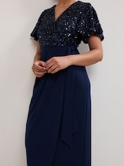 Phase Eight Blue Petite Janessa Dress - Image 5 of 6