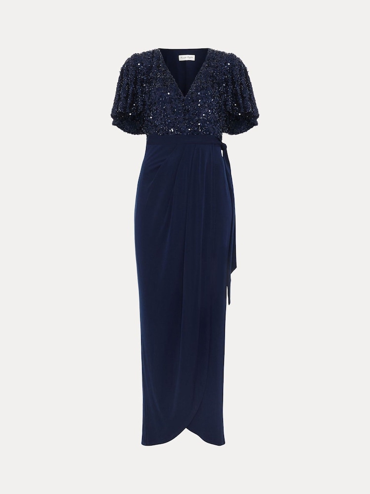 Phase Eight Blue Petite Janessa Dress - Image 6 of 6