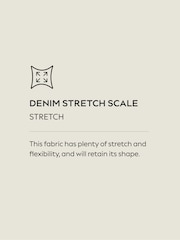 Schwarz - High Rise Stretch Jeans mit weitem Bein - Bild 4 von 8