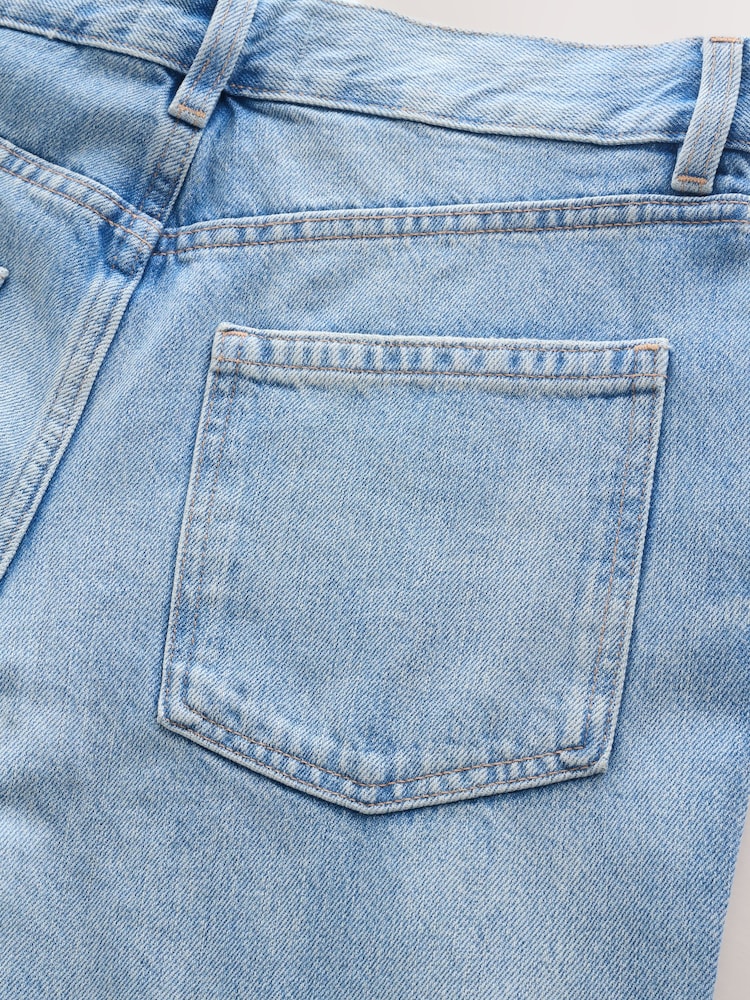 Bleach Blue Authentic High Rise City Straight Leg Jeans - Image 9 of 9