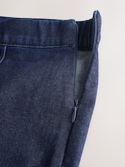 Indigoblauw - Cropped Capri Jeans - Afbeelding 8 van 9