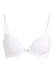 Hunkemoller Plunge Padded Underwired White Bra - Image 4 of 5