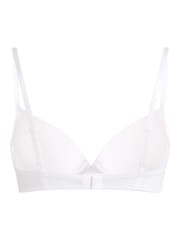 Hunkemoller Plunge Padded Underwired White Bra - Image 5 of 5