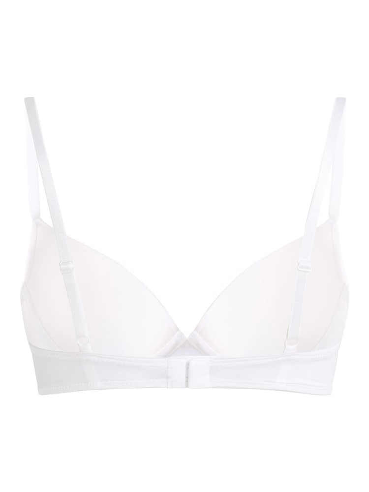 Hunkemoller Plunge Padded Underwired White Bra - Image 5 of 5
