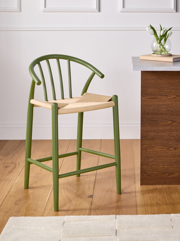 Jasper Conran London Green Bray Bar Stool - Image 1 of 8