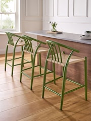 Jasper Conran London Green Bray Bar Stool - Image 2 of 8