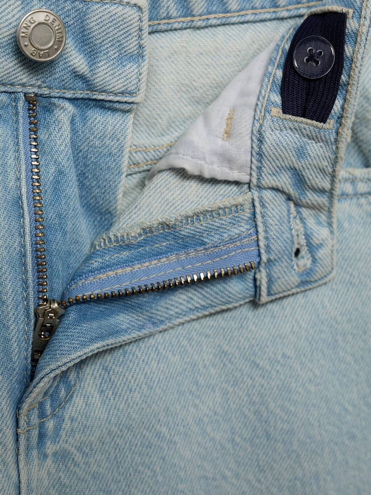 Mango Blue Wide Leg Jeans - Image 3 of 3