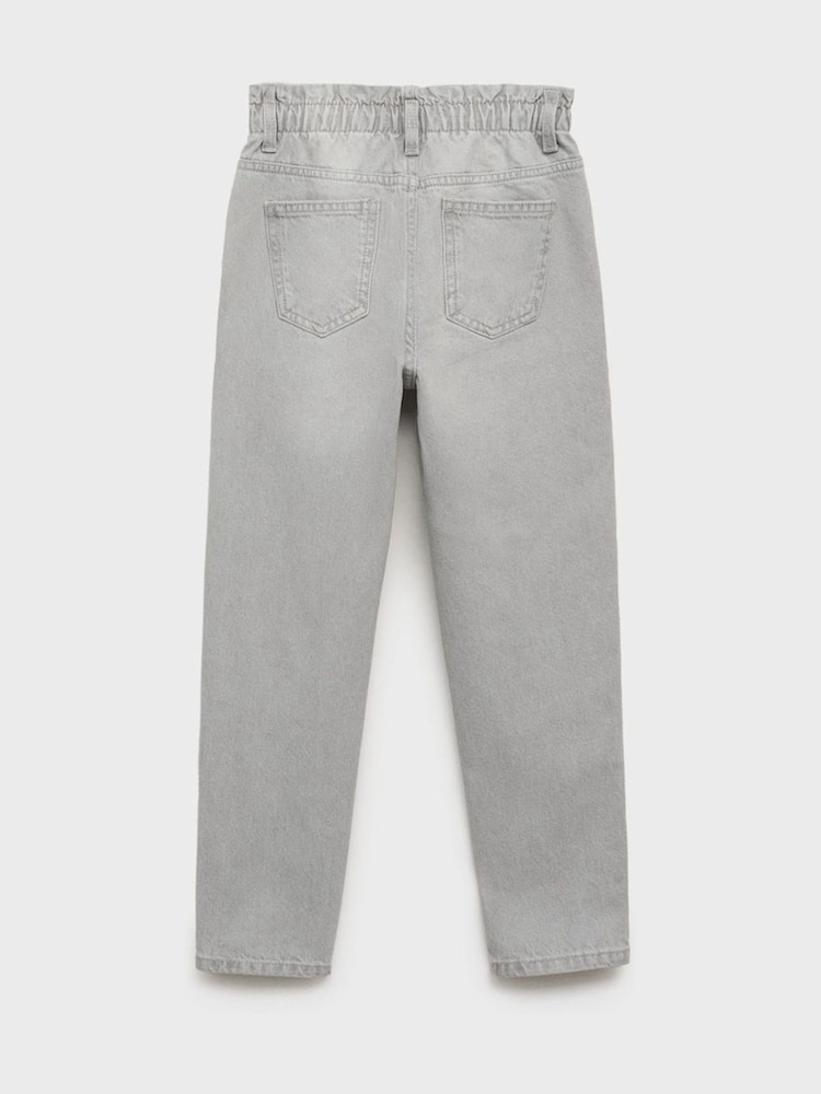 Mango Grey Paperbag Jeans - Image 2 of 3