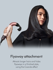 Dyson Pink Straight Wavy Supersonic r™ Hair Dryer - Image 10 of 11