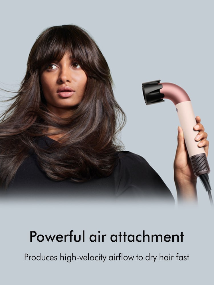 Dyson Pink Straight Wavy Supersonic r™ Hair Dryer - Image 11 of 11 Dyson Pink Straight Wavy Supersonic r™ Hair Dryer - Image 11 of 11
