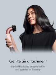 Dyson Pink Straight Wavy Supersonic r™ Hair Dryer - Image 8 of 11