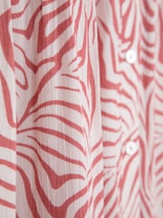 Lakeland Clothing Pink Serena Animal Print Midi Dress - Image 4 of 6