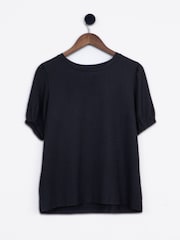 Lakeland Clothing Josie Textured Black Top - Image 1 of 4