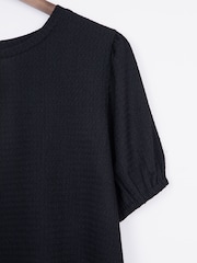 Lakeland Clothing Josie Textured Black Top - Image 3 of 4