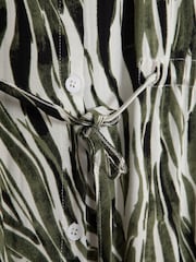 Lakeland Clothing Green Zoe Printed Midi Dress - Image 5 of 5