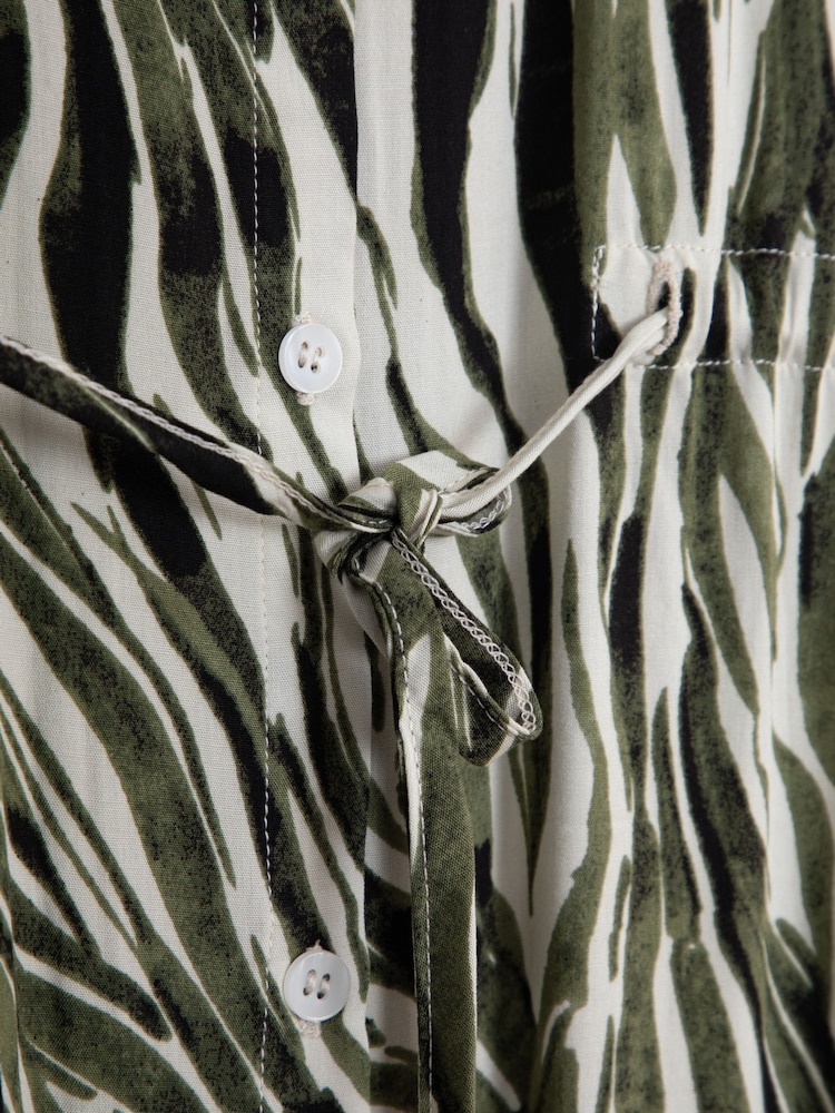 Lakeland Clothing Green Zoe Printed Midi Dress - Image 5 of 5