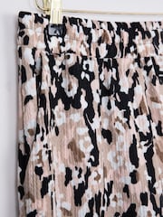 Lakeland Clothing Cream Tia Animal Print Wide Leg Culotte Trousers - Image 3 of 4