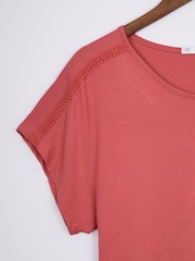 Lakeland Clothing Pink Rosie Short Sleeve Top - Image 2 of 4