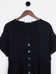 Lakeland Clothing 100% Cotton Cara Midi Black Dress - Image 2 of 5