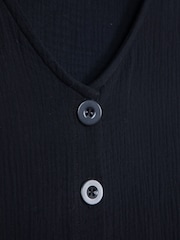 Lakeland Clothing 100% Cotton Cara Midi Black Dress - Image 5 of 5