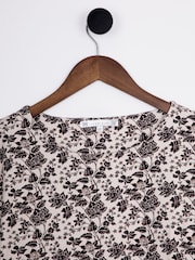 Lakeland Clothing Leah Short Sleeve Brown Blouse - Image 2 of 4