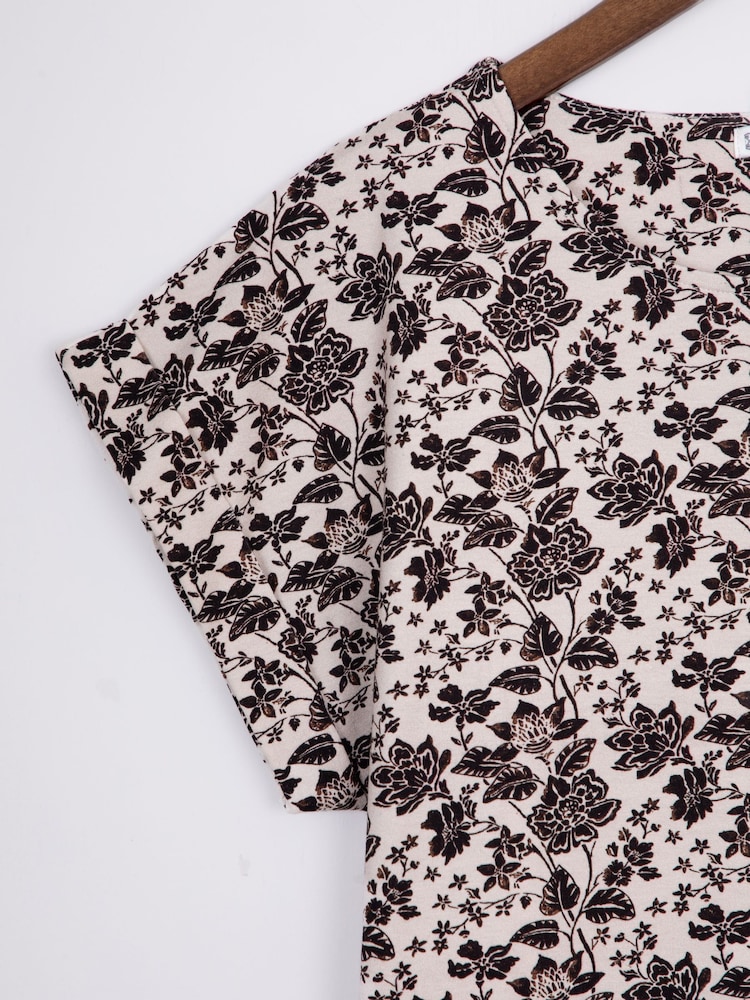 Lakeland Clothing Leah Short Sleeve Brown Blouse - Image 4 of 4