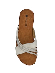 Pavers White Flat Soled Mules - Image 5 of 5