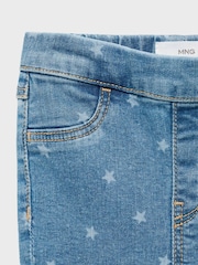 Mango Blue Star Pattern Skinny Jeans - Image 3 of 3