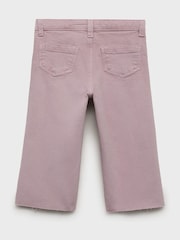 Mango Purple Long Denim Shorts - Image 2 of 3
