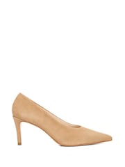 Dune London Brown Aspiring High Cut Court Heels - Image 2 of 6