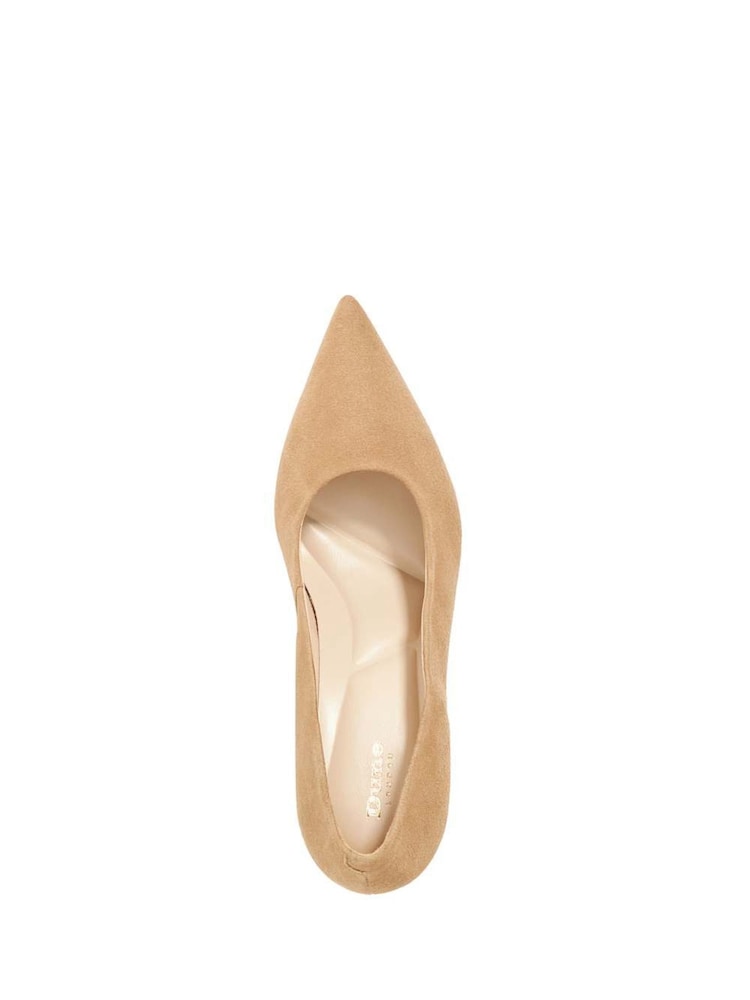 Dune London Brown Aspiring High Cut Court Heels - Image 5 of 6