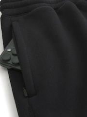 Hollister Mid Thigh Loose Fleece Black Shorts - Image 4 of 4