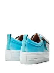 Moda In Pelle FILICIAN CHUNKY LEATHER TRAINER WITH ZIP AND LACE-UP CLOSURE - Image 4 of 4