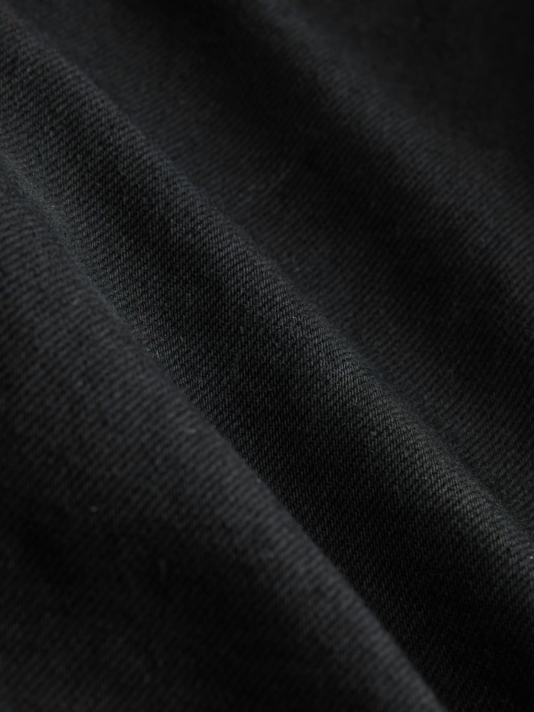 Black Gold Button Front Wide Leg Jeans - Image 3 of 3