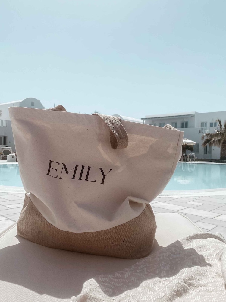 Personalised Jute Bag by Koko Blossom by Koko Blossom - Image 1 of 3