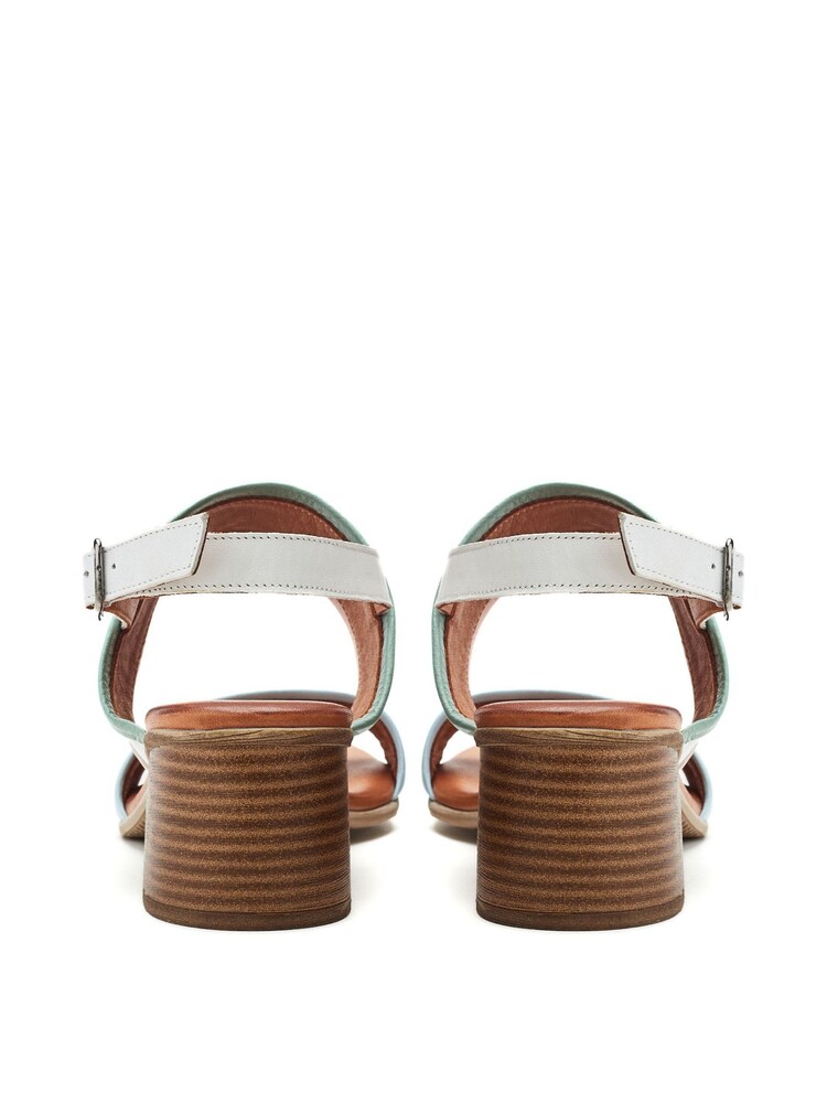 Moda in Pelle Luzula Colour Block Low Heel Sandals - Image 4 of 4