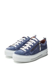 Moda In Pelle FILICIAN CHUNKY LEATHER TRAINER WITH ZIP AND LACE-UP CLOSURE - Image 2 of 4