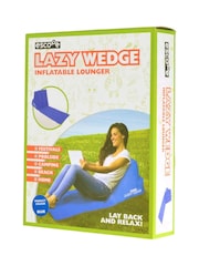 Jeray Blue Blue Lazy Wedge Inflatable Lounger - Image 3 of 3