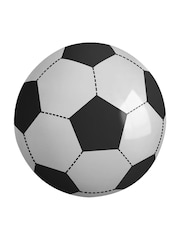 Jeray White and Black Giant Inflatable Football - Image 1 of 4