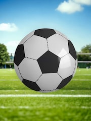 Jeray White and Black Giant Inflatable Football - Image 2 of 4