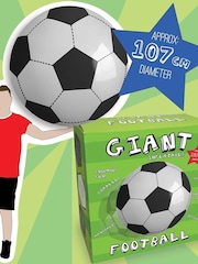 Jeray White and Black Giant Inflatable Football - Image 3 of 4