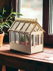 Jeray Brown Indoor Miniature Greenhouse - Image 4 of 6