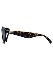Storm Plastic Wide Arm Cat Eye Brown Sunglasses - Image 2 of 2