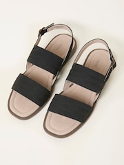 FatFace Amalie Black Leather Sandal - Image 3 of 3